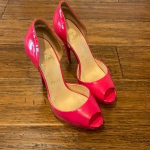 Christian Louboutin Peep Toe Pumps
